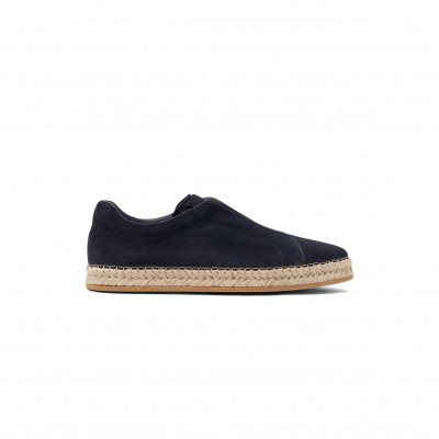 ZEGNA SCAROSSO SUEDE ESPADRILLES 